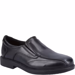 Hush Puppies TOBY SENIOR Boys Shoes Black - UK 4, Black