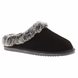 ) Hush Puppies Womens Slippers Mule Amara Leather black UK Size - Black, 3 (Adults'