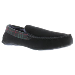 ) Hush Puppies Mens Moccasin Slippers Andreas Suede Leather navy UK Size - Navy, 8 (Adults'