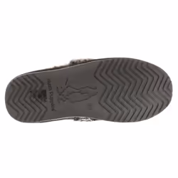 ) Hush Puppies Womens Slippers Full Fluffy Ariel Suede Leather black UK Size - Black, 6 (Adults'
