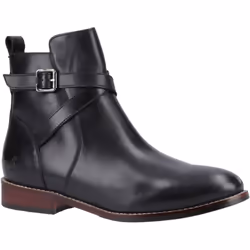 ) Hush Puppies Cassidy Suede Women's Black Boots - Black, 3 (Adults'
