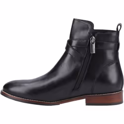 ) Hush Puppies Cassidy Suede Women's Black Boots - Black, 3 (Adults'