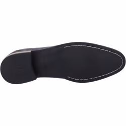 ) Hush Puppies Donovan Leather Men's Black Slip-On Shoes - Black, 8 (Adults'