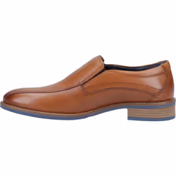 ) Hush Puppies Donovan Leather Men's Tan Slip-On Shoes - Brown, 11 (Adults'