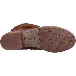 ) Hush Puppies Emilia Leather Women's Tan Boots - Brown, 6 (Adults'