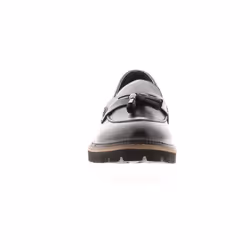 ) Hush Puppies Womens Shoes Loafers Flat Ginny Leather Slip On black UK Size - Black, 4 (Adults'