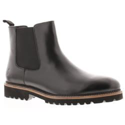 ) Hush Puppies Womens Boots Chelsea Gwyneth Leather Memory Foam Slip On black UK S - Black, 4 (Adults'