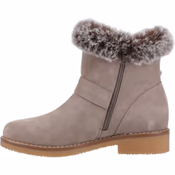 ) Hush Puppies Hannah Suede Women's Taupe Boots - Brown, 5 (Adults'