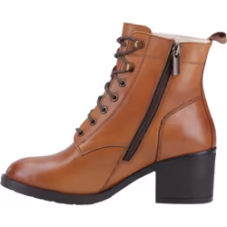 ) Hush Puppies Harriet Leather Women's Tan Boots - Brown, 6 (Adults'
