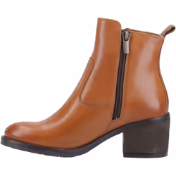 ) Hush Puppies Helena Leather Women's Tan Boots - Brown, 3 (Adults'