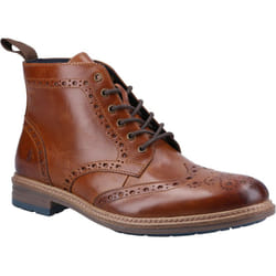 ) Hush Puppies Joshua Leather Men's Tan Boots - Brown, 6 (Adults'