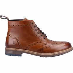 ) Hush Puppies Joshua Leather Men's Tan Boots - Brown, 6 (Adults'