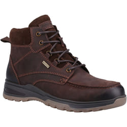 ) Hush Puppies Palmer Leather Men's Brown Boots - Brown, 7 (Adults'
