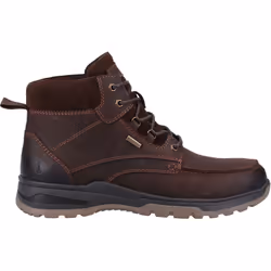 ) Hush Puppies Palmer Leather Men's Brown Boots - Brown, 7 (Adults'