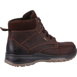 ) Hush Puppies Palmer Leather Men's Brown Boots - Brown, 8 (Adults'