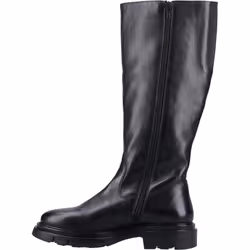 ) Hush Puppies Rowan Leather Women's Black Boots - Black, 3 (Adults'