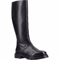 ) Hush Puppies Rowan Leather Women's Black Boots - Black, 6 (Adults'