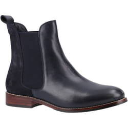 ) Hush Puppies Colette Suede Women's Navy Boots - Blue, 7 (Adults'