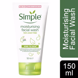 Simple KindToSkin BundleOf RichMoisturiser, Lotion, Facewash&Sheetmask