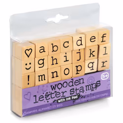 Wooden Letter Stamps