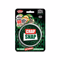 Tobar Adults Drinking Card Crap Snap Swearing Game In Tin Gift