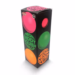 Neon Diddly Squish Balls 3 Pack