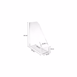 Acrylic Magazine Rack, 3244A