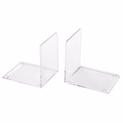 OSCO Clear Acrylic Very Small Bookends  ABE-2