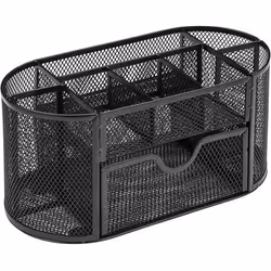 Osco Wire Mesh Organiser with Drawer Graphite - WMD03-GTE