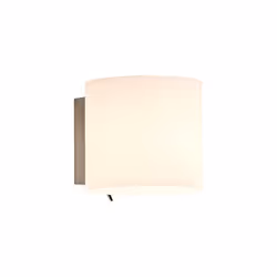 Astro Interior Wall Light, E14 (Small Edison Screw), White Glass