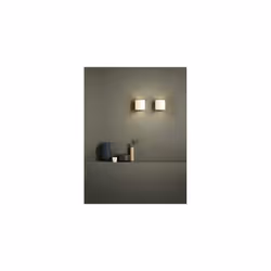 Astro Interior Wall Light, E14 (Small Edison Screw), White Glass
