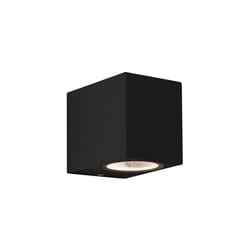 Exterior Wall Light, Zinc, 6 W, Textured Black