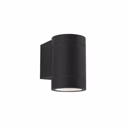 Exterior Wall Light, Aluminium, 6 W, Textured Black