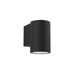 Exterior Wall Light, Aluminium, 6 W, Textured Black