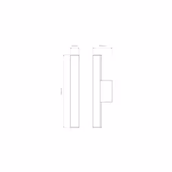 Astro Dio Polished Chrome Wall Light LED 1305006