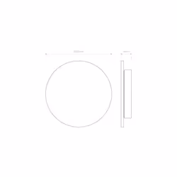Astro Eclipse Round 250 LED 2700K, Indoor Wall Light Paintable Plaster LED Strip, Designed in Britain - 1333019 - 3 Years Guarantee