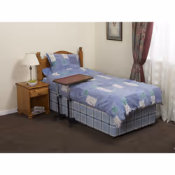 NRS Healthcare M01278 Overbed and Chair Table - Divan Style, Tilting & Adjustable