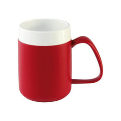 NRS Healthcare Red/White Thermo Insulated Mug with Extra Large Handle