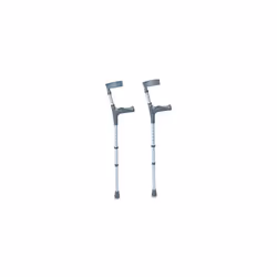 Double Adjustable Crutches with Comfy Handle, Long/Tall - Pair