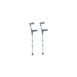 Double Adjustable Crutches with Comfy Handle, Long/Tall - Pair