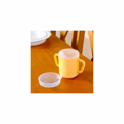 Feeding Mug with Narrow Spout and Feeder Lid