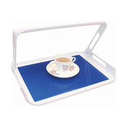 NRS Healthcare Handi Tray with Non Slip Mat/Foldaway Handle