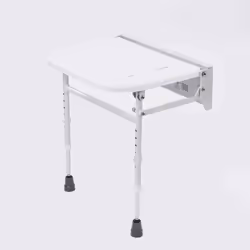 NRS Healthcare Folding Shower Seat with Legs