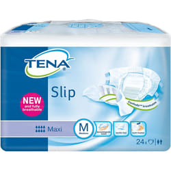 NRS Healthcare Tena Slip All-in-One Pads Maxi Medium with ConfioAir - Pack of 24 (Eligible for VAT relief in the UK)