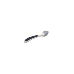 Kura Care Easy Grip Adult Teaspoon, White & Black