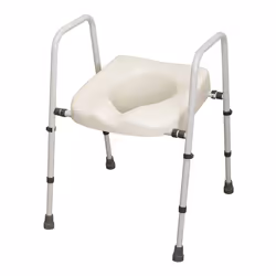 Adjustable Toilet Frame Raised Elevated Seat Mobility Disability Aid Elderly Bathroom Toilet Seat