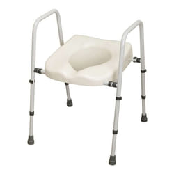 Adjustable Toilet Frame Raised Elevated Seat Mobility Disability Aid Elderly Bathroom Toilet Seat