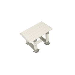 NRS Healthcare 8 inch 200 mm Height Slatted Bath Seat