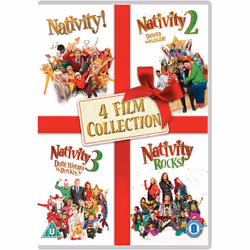 Warner Bros Nativity! 4 Film Collection, Movie, DVD, Coloured, Adults & Children, Nativity! 4 Film Collection, Family