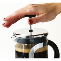 aerolatte French Press Cafetiere Black, Transparent